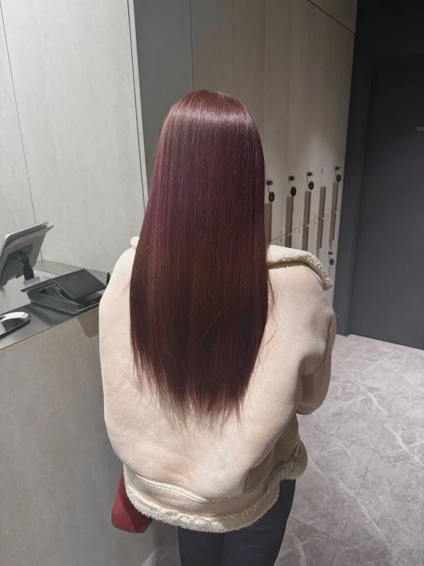 セミロング ヘアカラー トリートメント 【感動の艶髪💖】 溝の口/坂本柊星のヘアスタイル