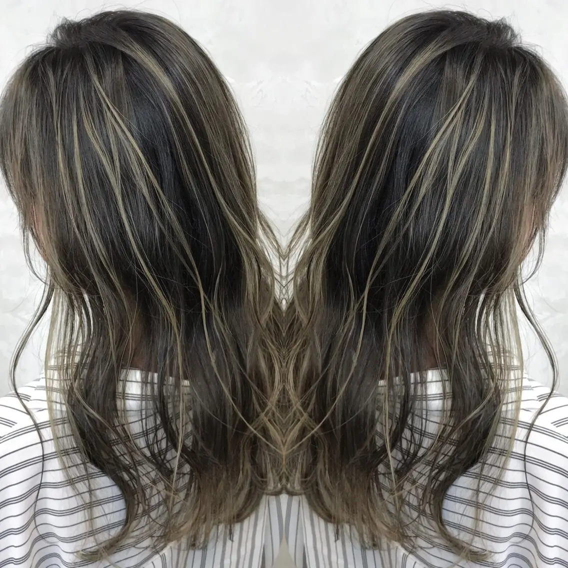 ロング カラー LUSTRE クロサワのヘアスタイル