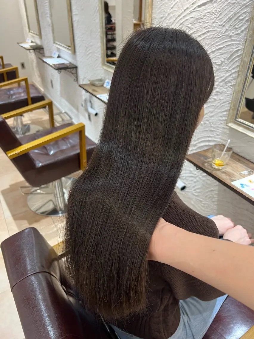 ロング カラー 🥀韓国ヘア🥀 宮津真菜のヘアスタイル
