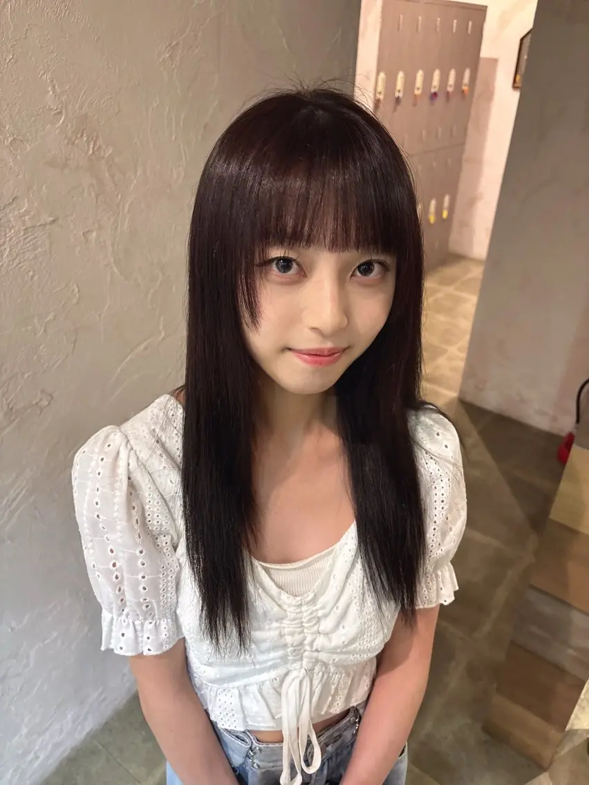 ロング 岩川 陽香のヘアスタイル