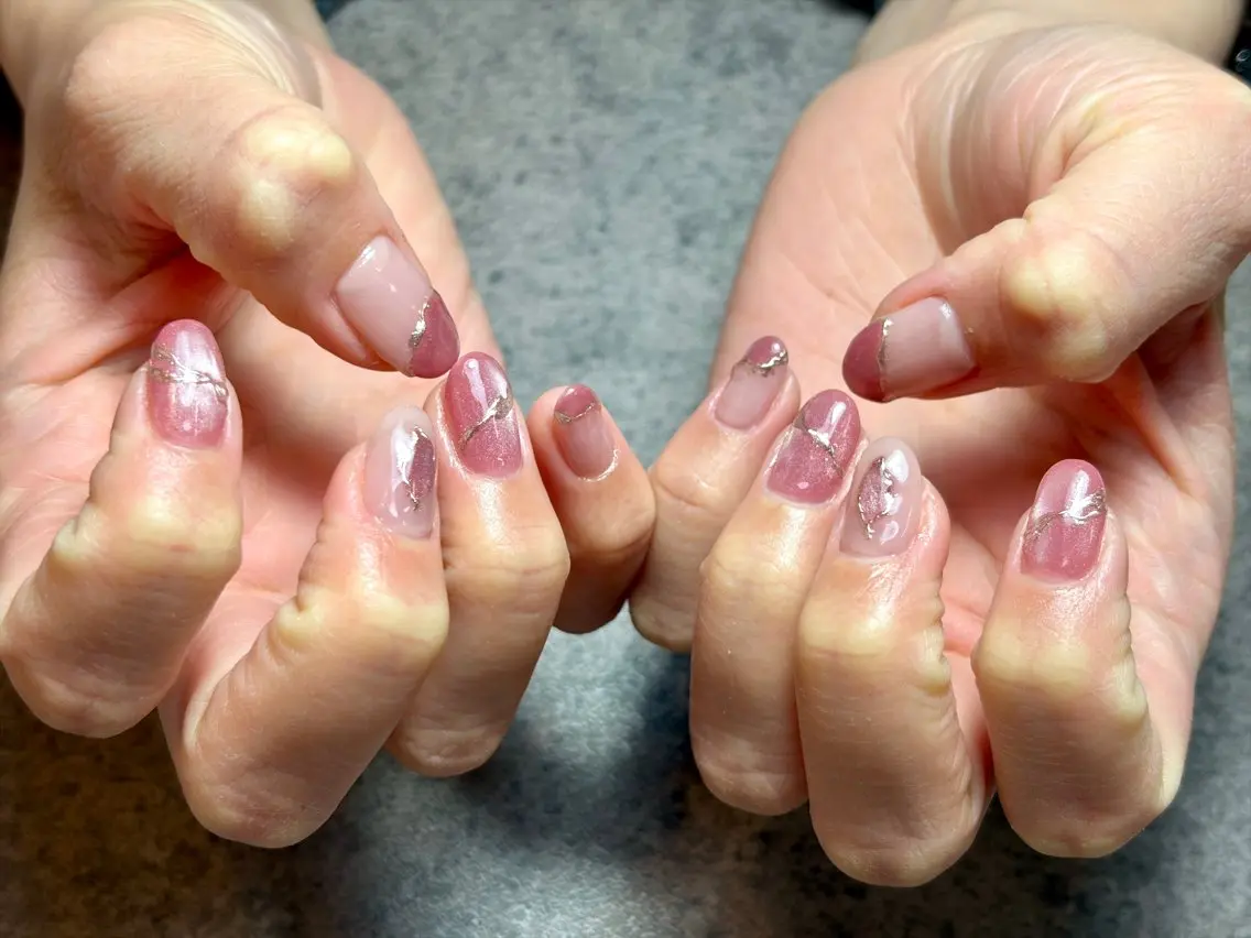 ネイル ニュアンスネイル ハンドネイル GéRanium Harukaのネイルデザイン