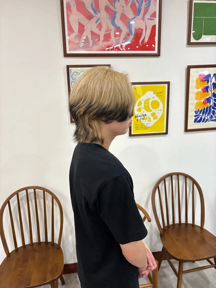 メンズ ヘアカラー 藤田 陽菜乃のヘアスタイル