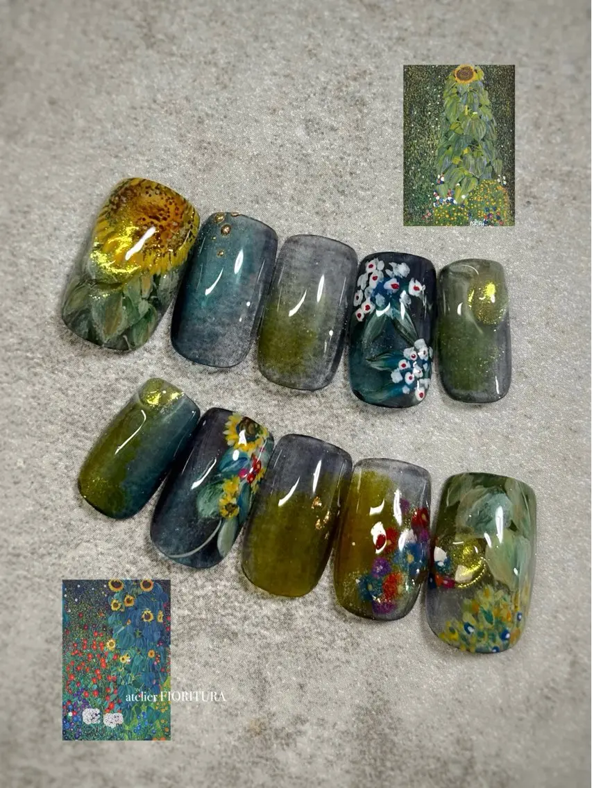 ネイル ハンドネイル FIORITURA Maikoのネイルデザイン