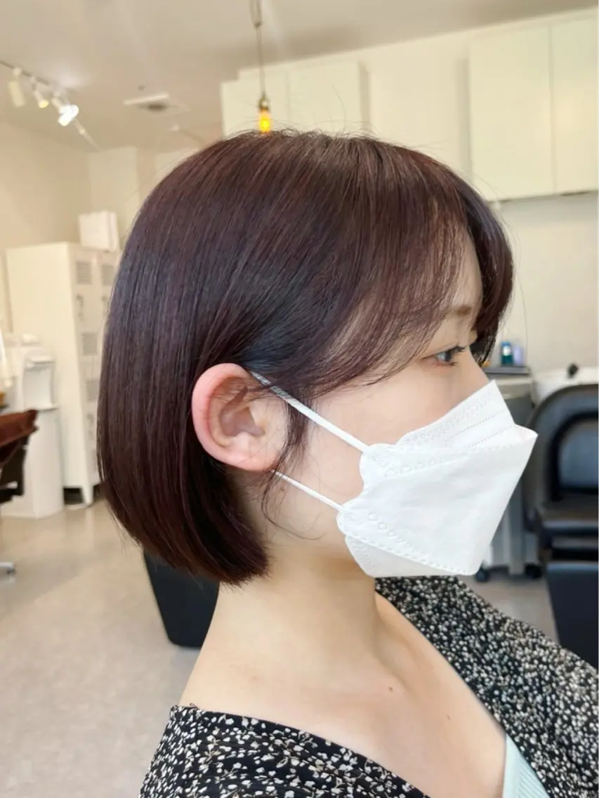 ショート カラー ショートボブ ボブ 似合わせカット ショートヘア まあるいショートボブ 🐥廣瀬そらのヘアスタイル