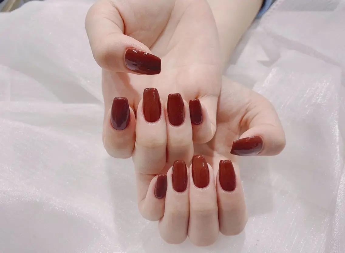スカルプ長さ出し✨シンプルワンカラーの写真
