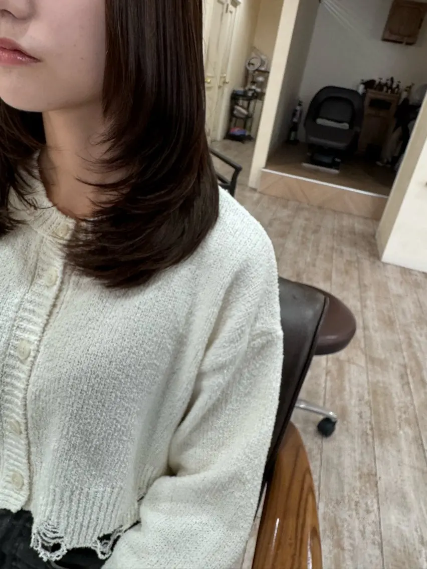 ロング カラー レイヤーカット カット ヘアカラー トリートメント 新越谷noble店長 松本拓也▶◀*.のヘアスタイル