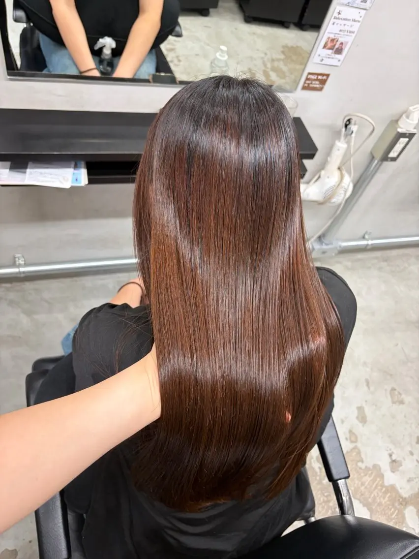 ロング パーマ Riho カットモデル様募集中のヘアスタイル