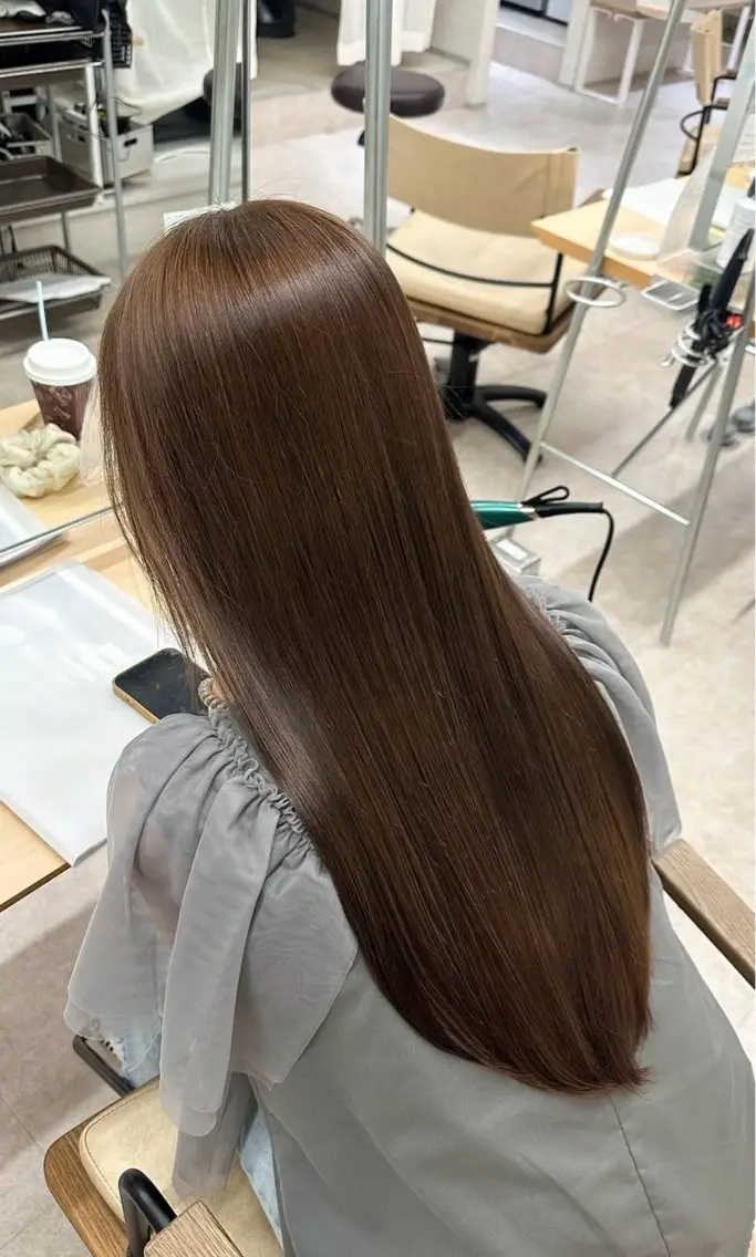 ロング 梅田🩵/透明感 花音のヘアスタイル