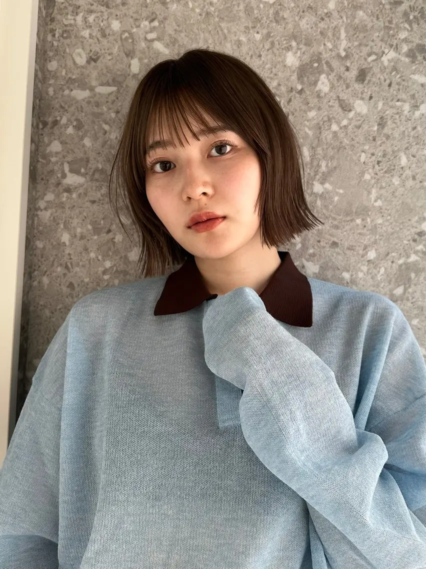 ショート ボブ/ショート⭐︎ カット無料⭐︎カレンのヘアスタイル