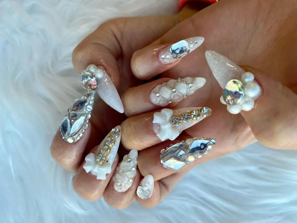 ネイル 長さ出し ネイルチップ Bonny Nailのネイルデザイン