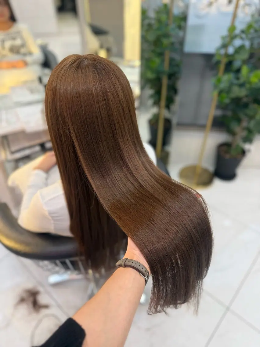 カラー ベージュカラー Sae/クロスパーマ /盛れる顔周りのヘアスタイル