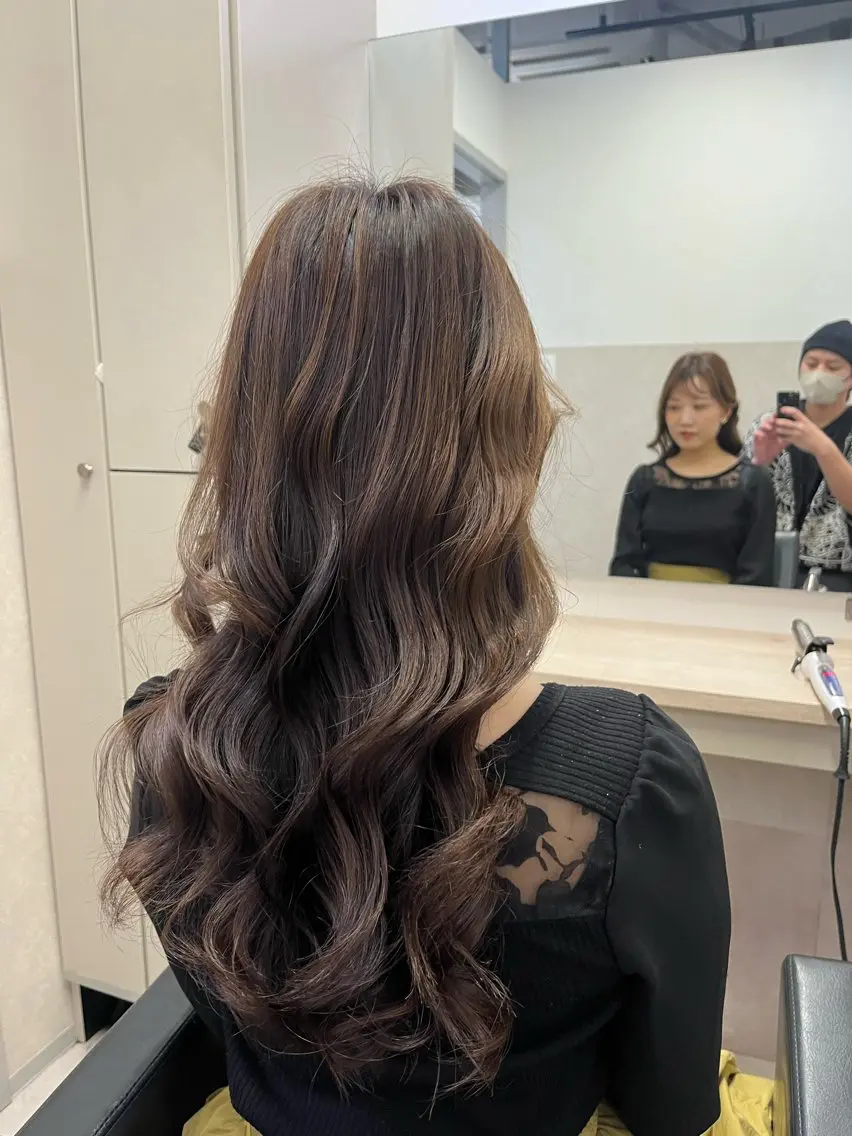 セミロング トリートメント ヘアセット Libre 西野圭一のヘアスタイル
