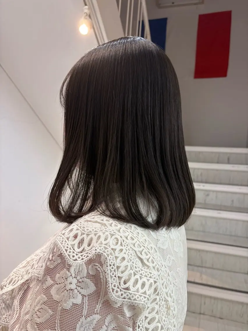 セミロング カラー アヤノ/ 似合わせカット✂️のヘアスタイル