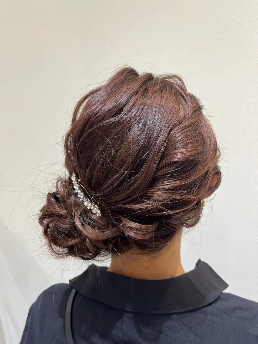 ヘアアレンジ ヘアセット nailsalon/ nagominowaのヘアスタイル