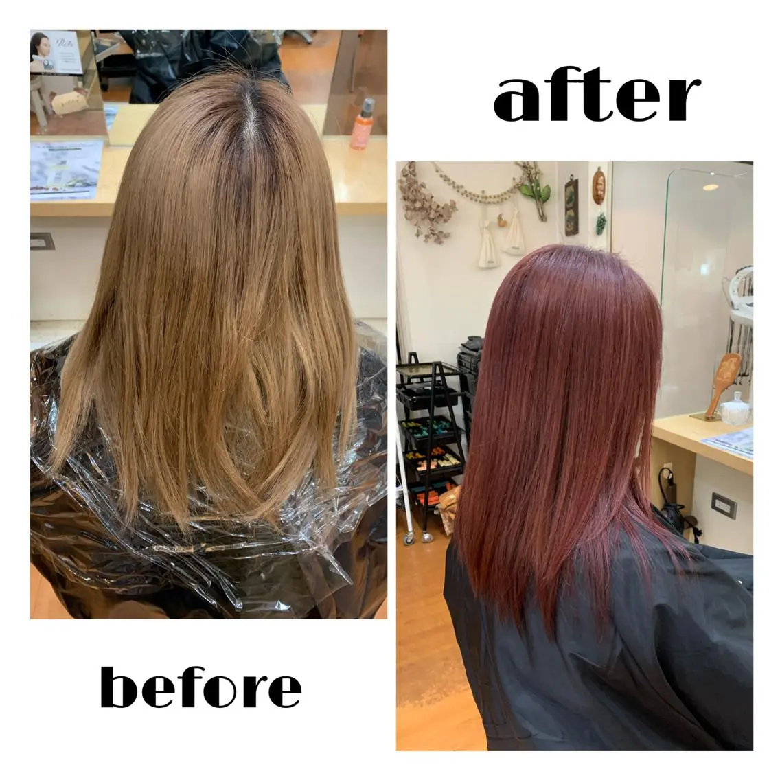 カラー 二宮 彩音のヘアスタイル