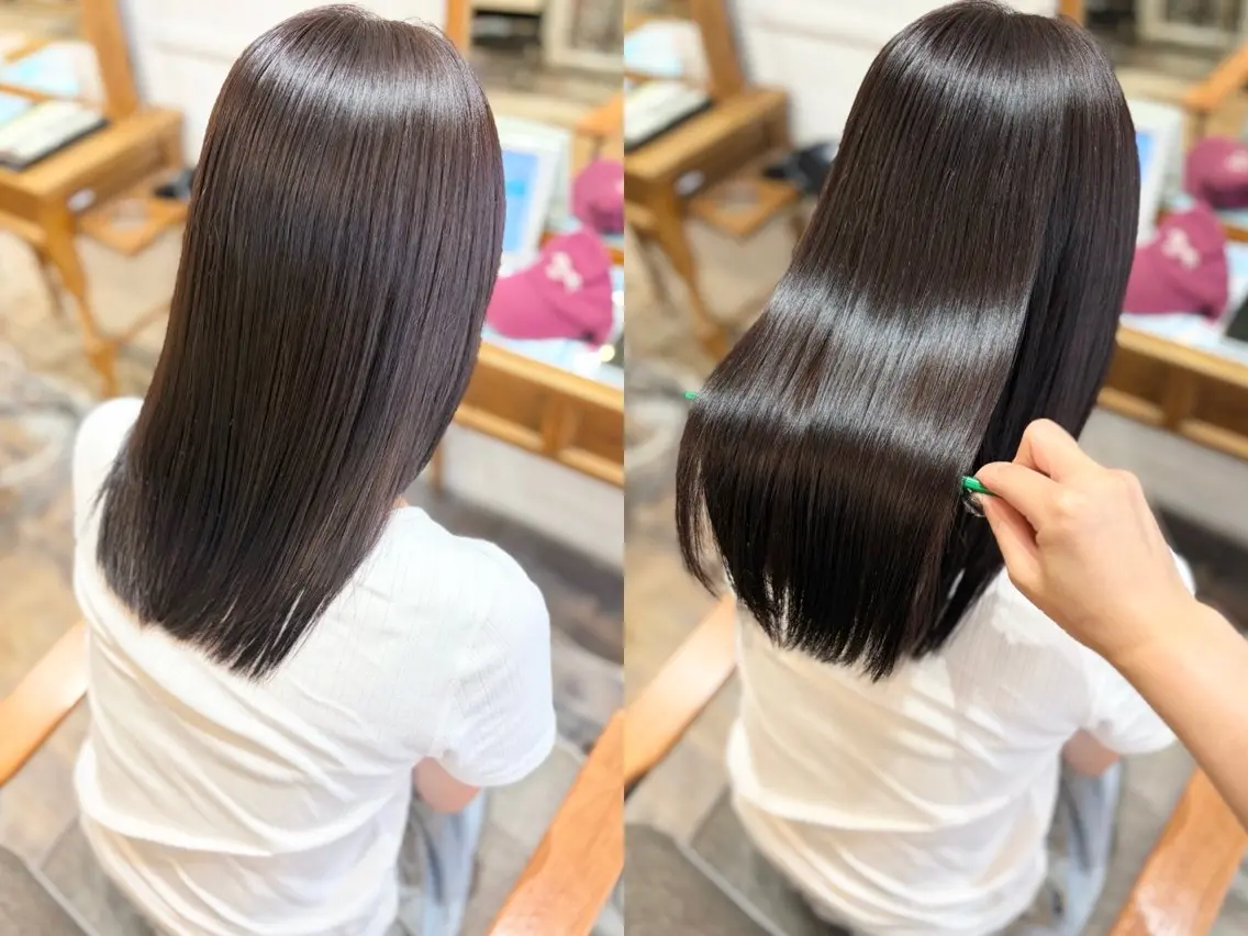 ミディアム パーマ ヘアカラー 山尾 涼華のヘアスタイル