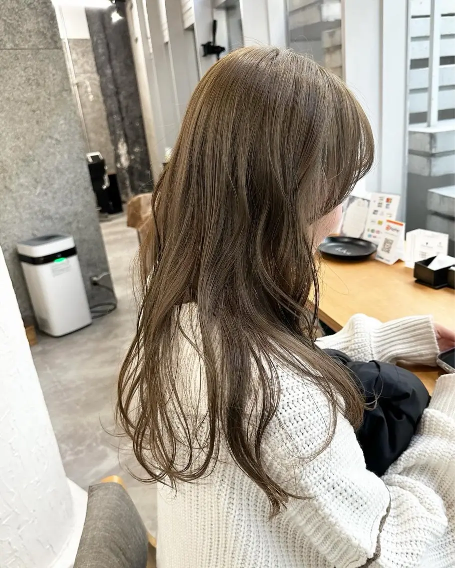 ロング カラー ブリーチ ダブルカラー ブリーチなしカラー ヘアカラー 垢抜けヘア♡柔らかい カラー/mihoのヘアスタイル