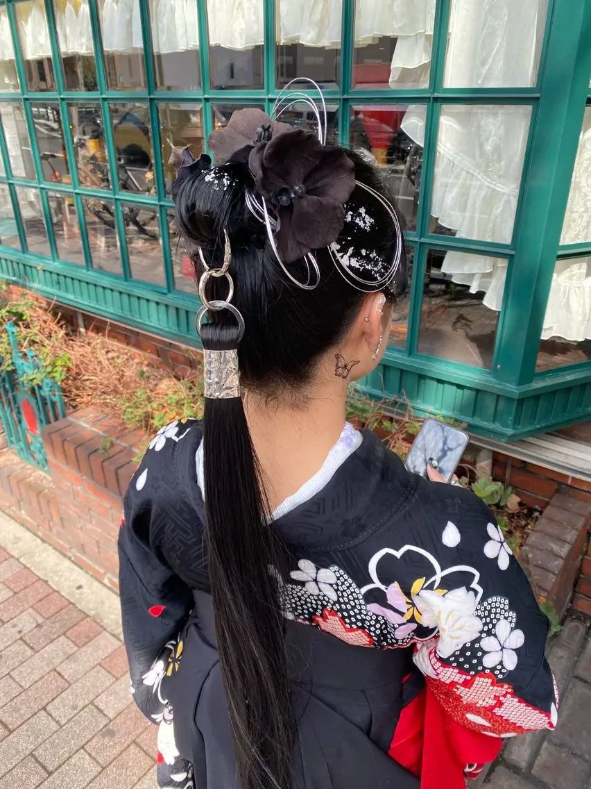 ヘアアレンジ 着付け ヘアセットサロン ココのヘアスタイル