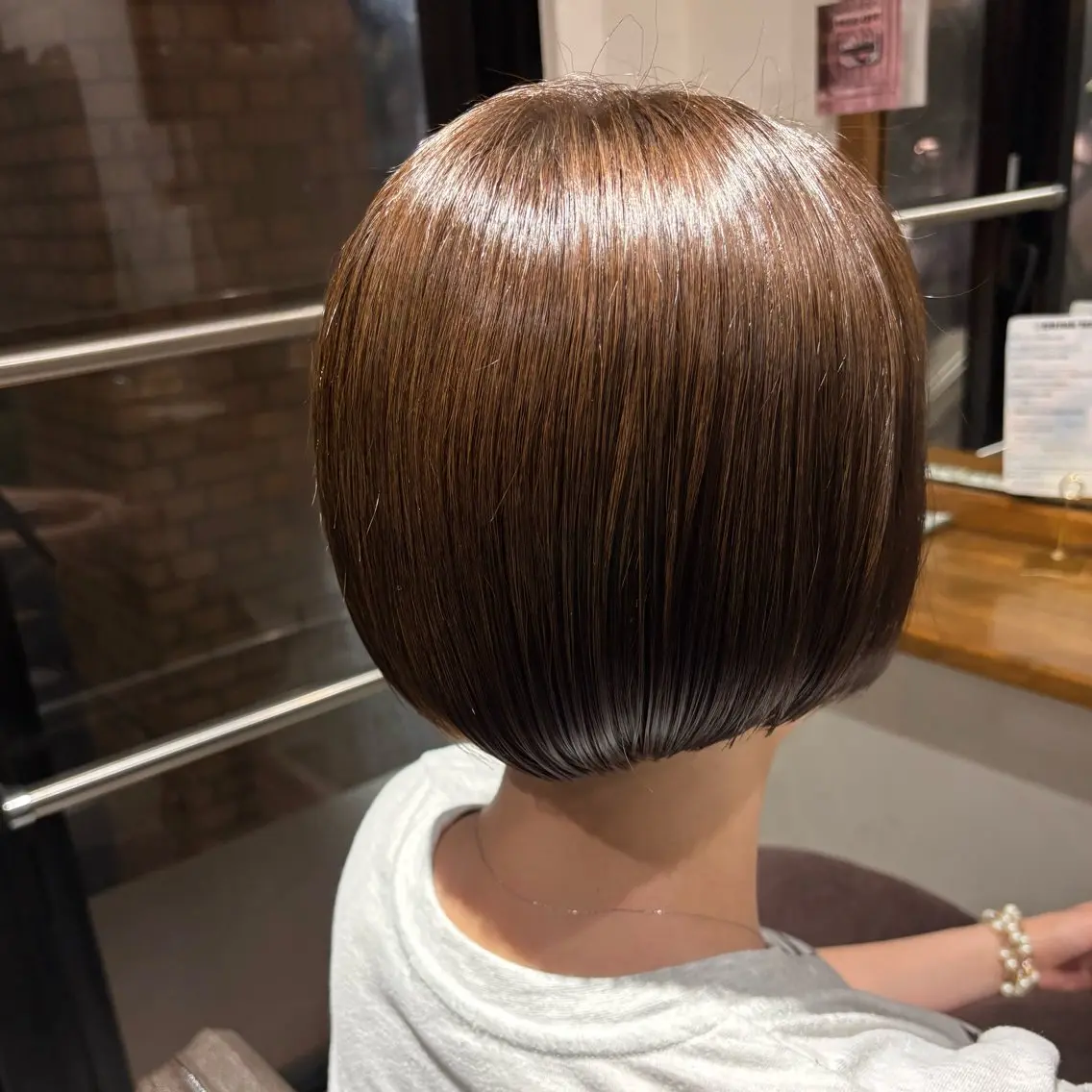 カラー ボブ カット ヘアカラー 小倉南区SPiRA☆ AYANEのヘアスタイル