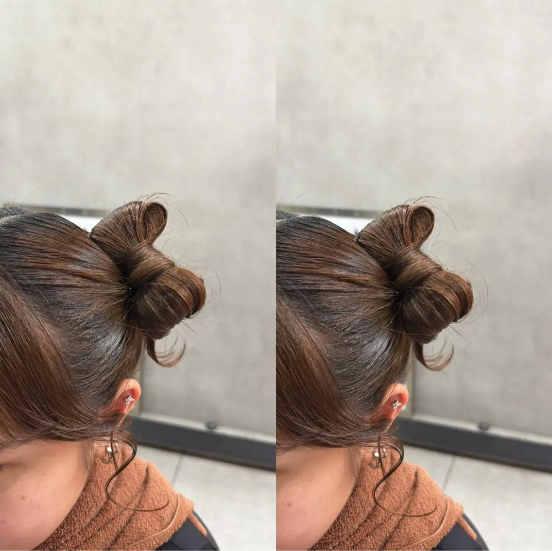 ミディアム ヘアアレンジ ヘアセット 梅田茶屋町ヘアセット 🎀RIONA🎀のヘアスタイル
