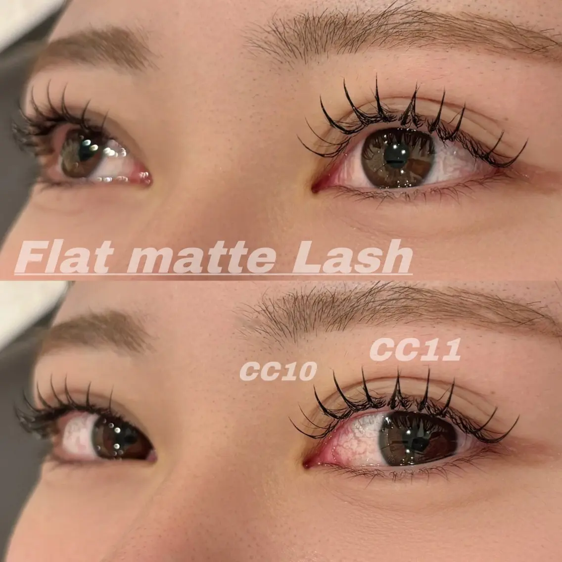 マツエク・マツパ 束感まつ毛 CCカール Cカール フラットラッシュ Eye ELSA lash栄店の眉毛・アイブロウイメージ