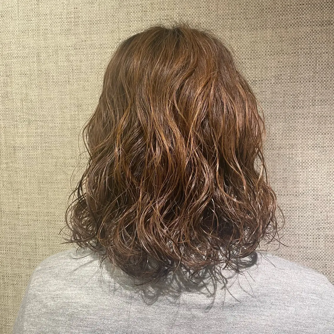 セミロング パーマ セミロングパーマ ボブ ユヅキ 【8月限定クーポン】のヘアスタイル
