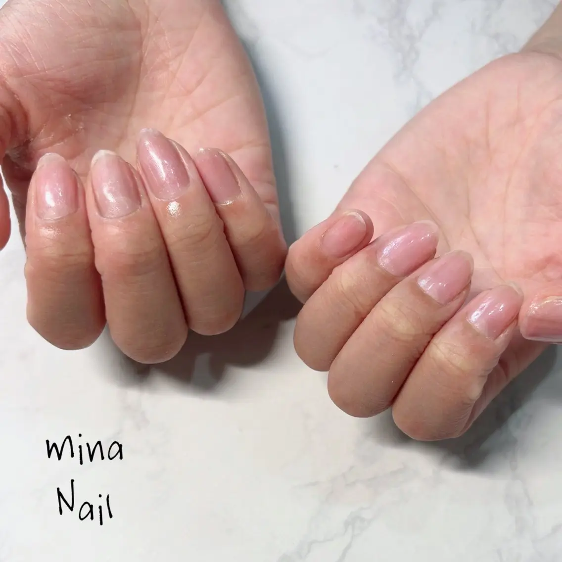 ネイル ジェルネイル ピンク mina Nailのネイルデザイン