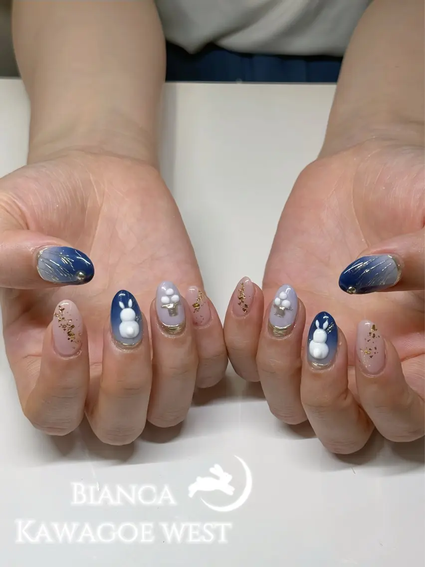 ネイル ハンドネイル Bianca川越西口 NAKANOのネイルデザイン