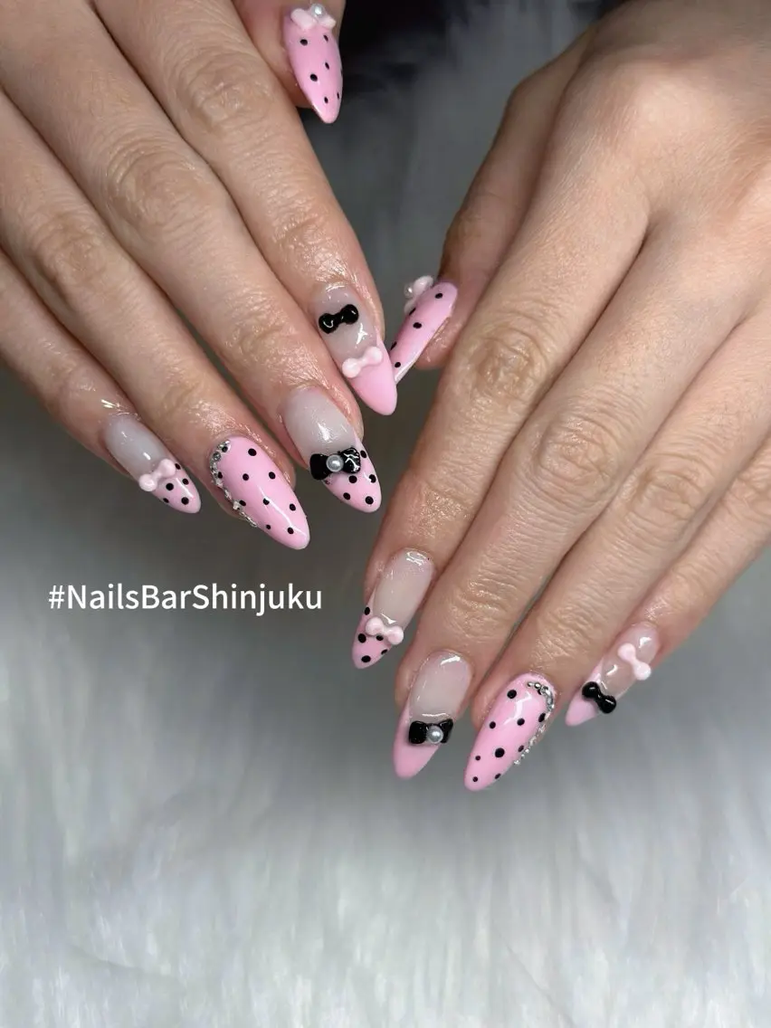 ネイル 長さ出し フレンチネイル ジェルネイル 韓国ネイル ロングネイル ハンドネイル NAILS BAR SHINJUKUのネイルデザイン