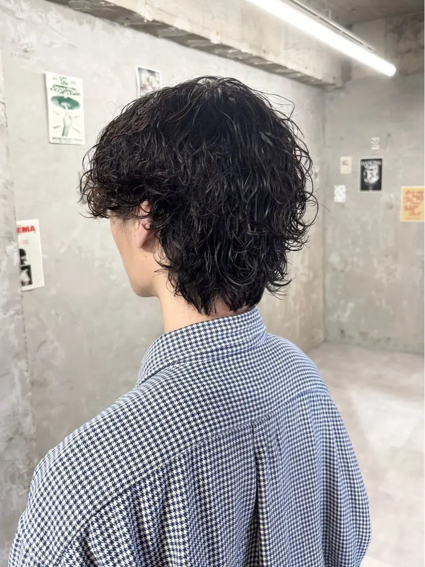 新規限定メンズカット/ツイスパ/波巻きスパイラルパーマ/トリートメントの写真