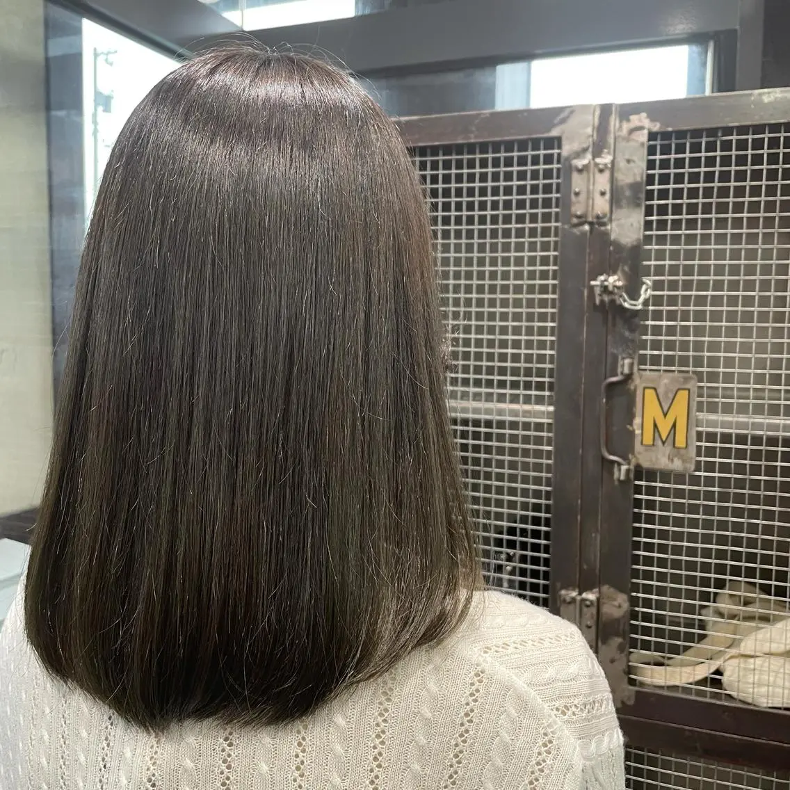 ミディアム カラー ブリーチ 山本 琴乃🦭のヘアスタイル