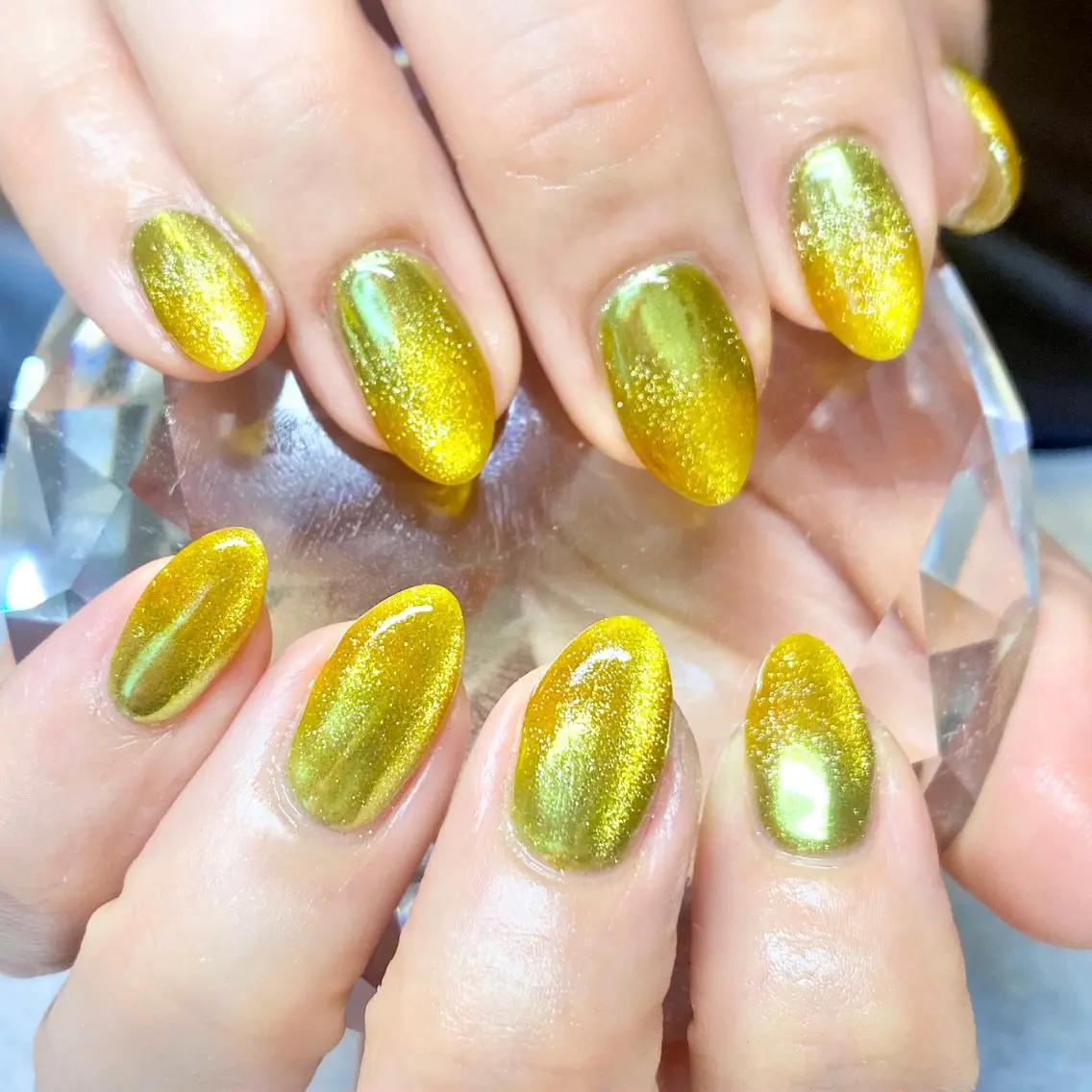 ネイル アートネイル マグネットネイル ミラーネイル ハンドネイル C's nailのネイルデザイン