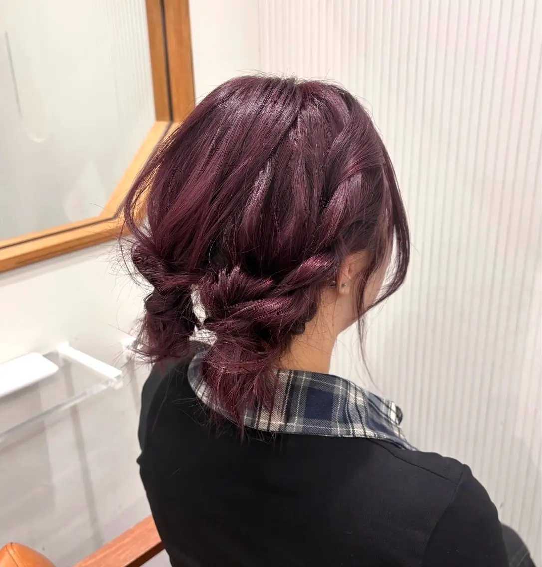 ヘアアレンジ お団子ヘア ヘアセット 名古屋/ヘアセット/ sarina🎀のヘアスタイル