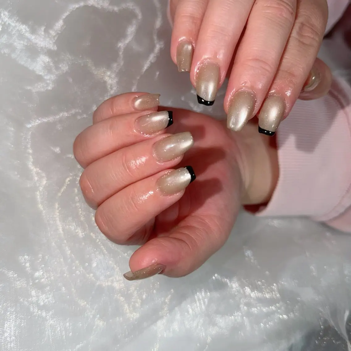 ネイル 長さ出し フレンチネイル riri nailのネイルデザイン
