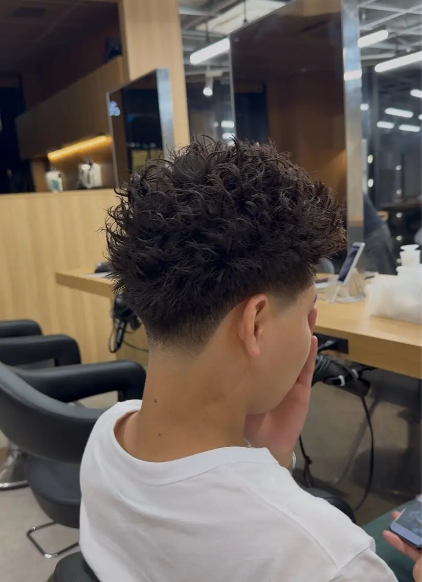 ショート カット パーマ メンズ特化 パーマ水沼心のヘアスタイル