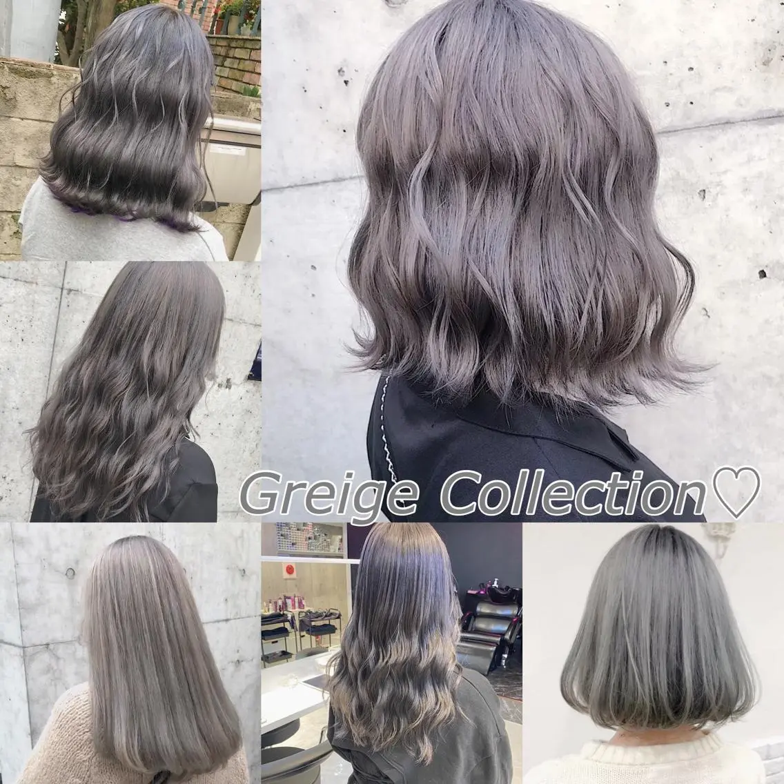 カラー ヘアアレンジ アッシュ アッシュグレー ベージュカラー 黒髪 ブリーチ 💕ブリーチ/ヘアメ 🎀YUUKAのその他イメージ