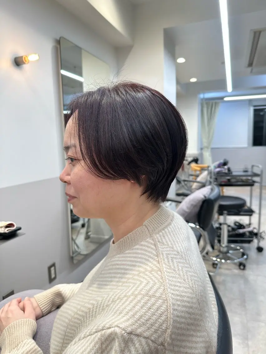 ショート ハンサムショート ショートヘア あいこ/ハンサムショ ート無料/蔵前🌷のヘアスタイル
