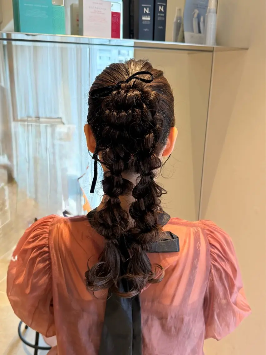 ヘアアレンジ ヘアセット rio ୨୧のヘアスタイル