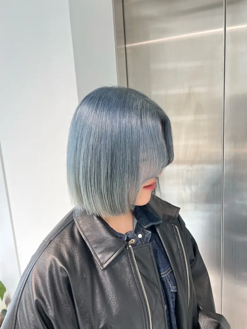ミディアム カラー カット ヘアカラー トリートメント 赤みゼロ/透明感 カラー🔅KANTAのヘアスタイル