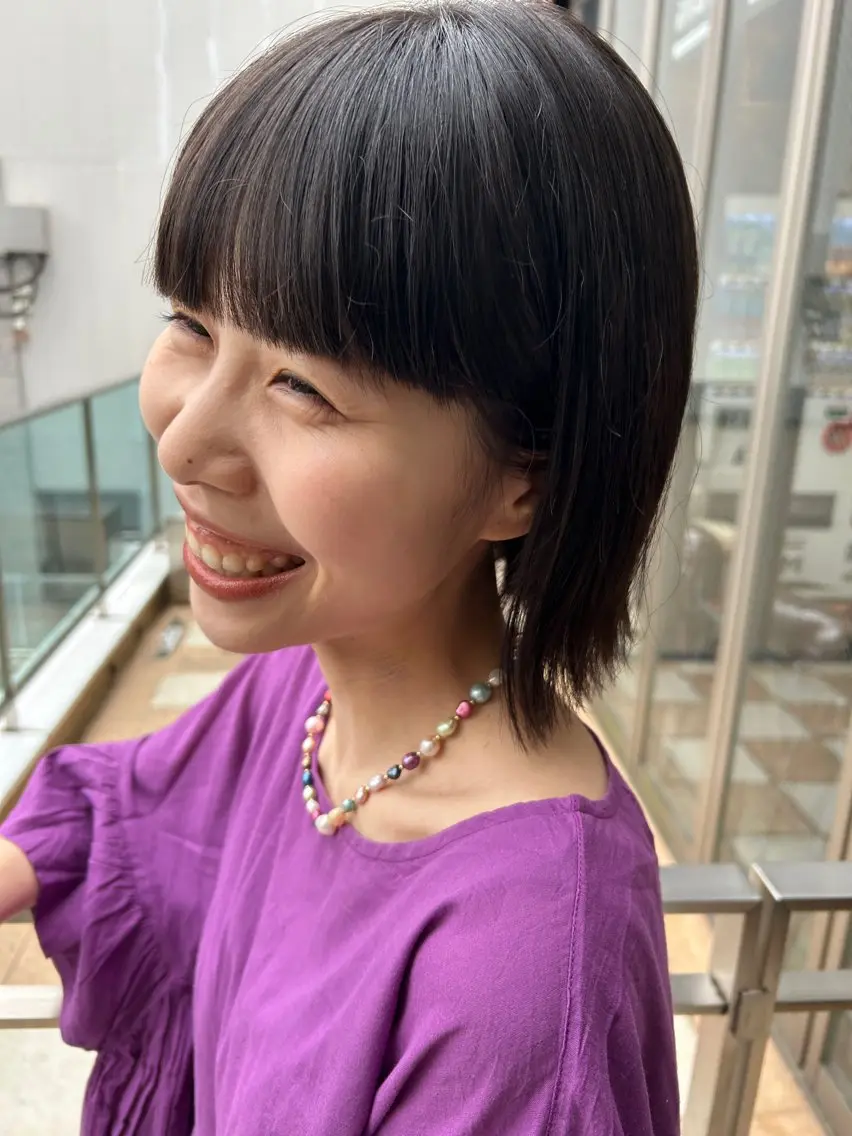 ショート カラー 久木原 ゆりのヘアスタイル