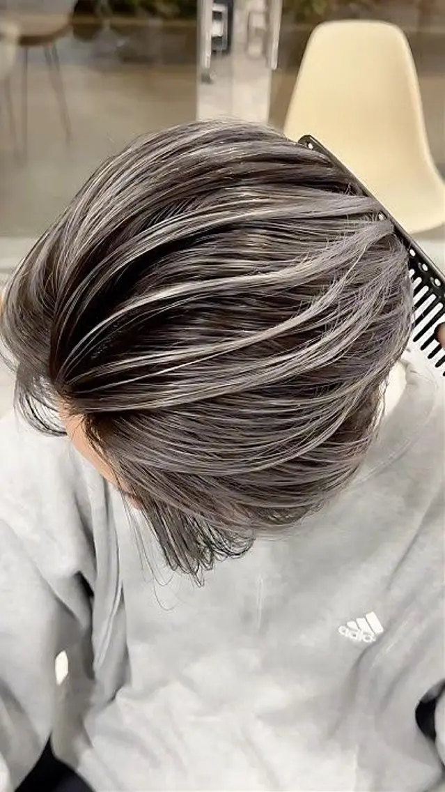 ショート カット ヘアカラー トリートメント ヘアセット 横浜メンズバレイヤー ジュ/YUYAのヘアスタイル