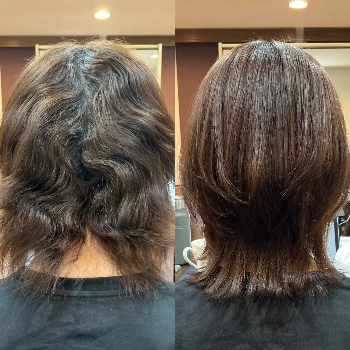 ショート 縮毛矯正 Annon プライベートサロンのヘアスタイル