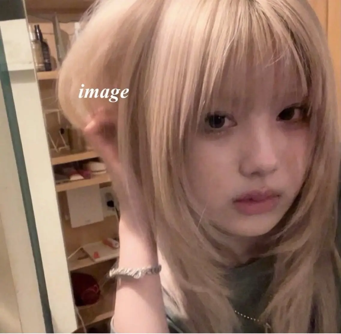 ♡ 5.6月限定 ♡ 韓国アイドルみたいな🤍 トレンドカット+ケアブリーチ+ブリーチありダブルカラー+コテ仕上げ♡の写真