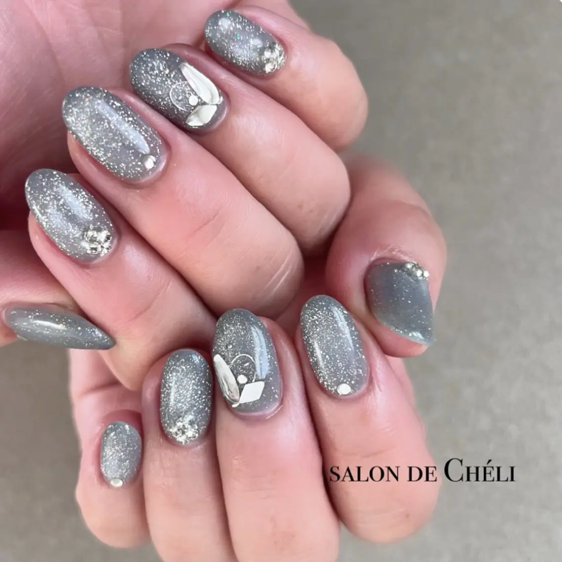ネイル オフィスネイル ハンドネイル salon de Cheliのネイルデザイン