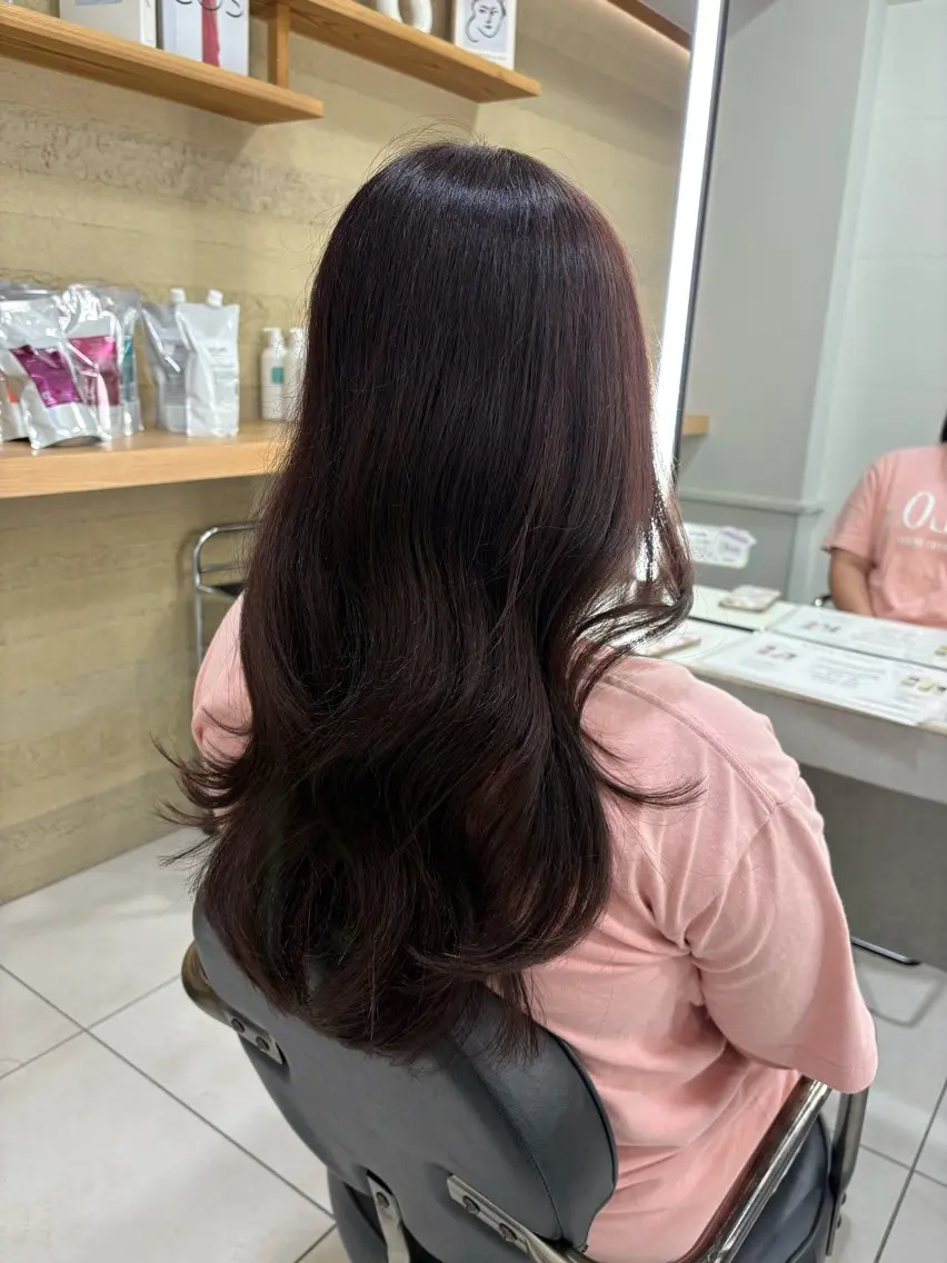 ロング カラー カット ヘアカラー ayana/ 透明感カラー🫧艶感のヘアスタイル
