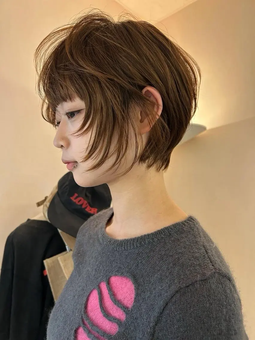 ショート 🧿パーマ/レイヤー 🧿シュリのヘアスタイル