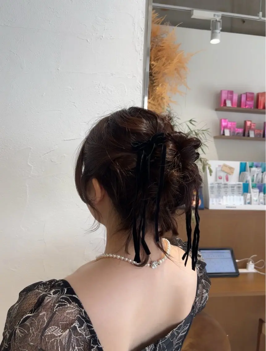 セミロング ヘアセット 透明感カラー🩵レイ ヤー/chiharuのヘアスタイル