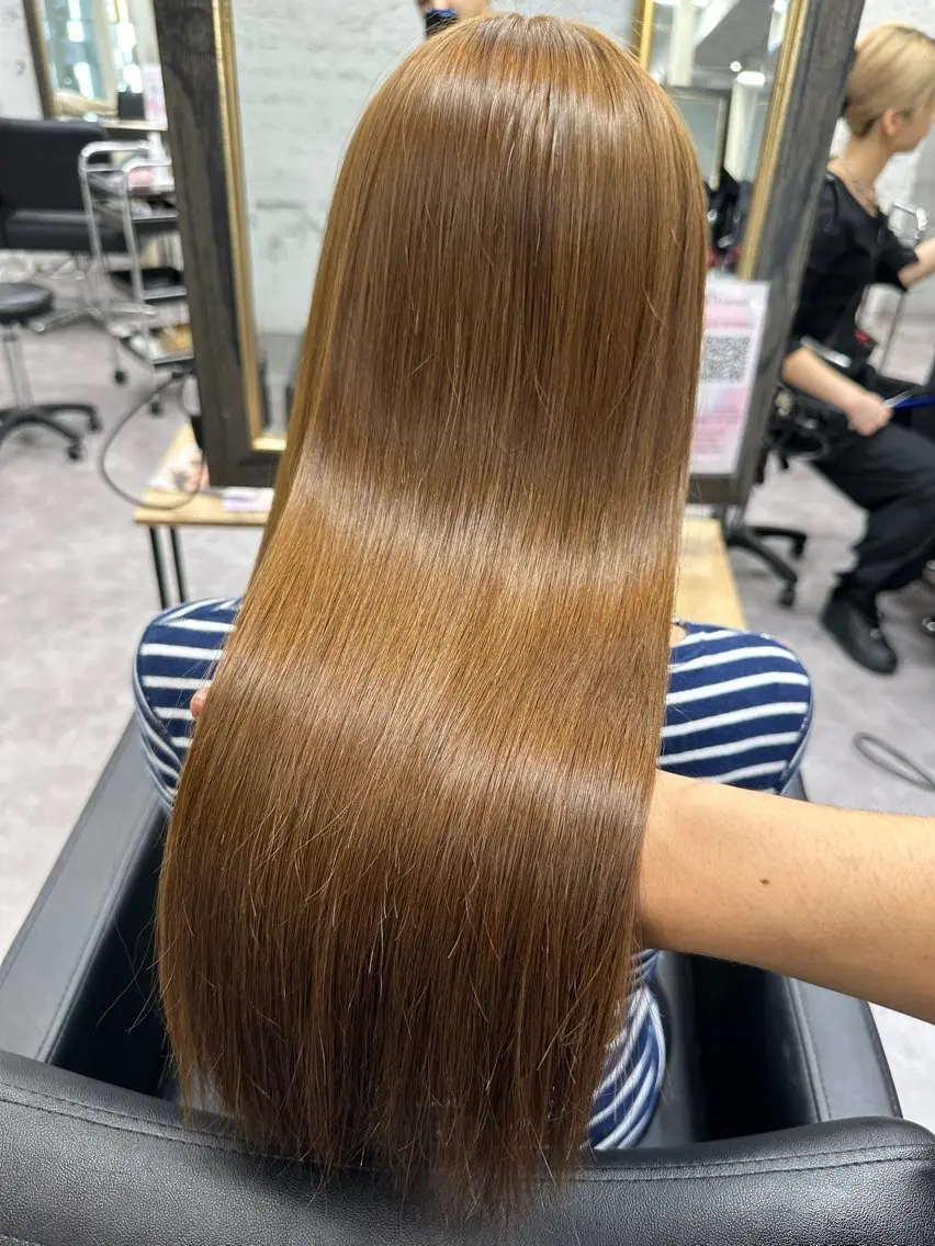 ロング カラー ヘアアレンジ 久米 治仁のヘアスタイル