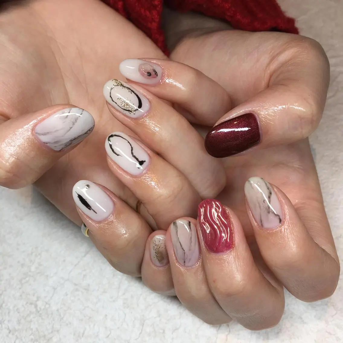 ネイル 里見 麗のネイルデザイン