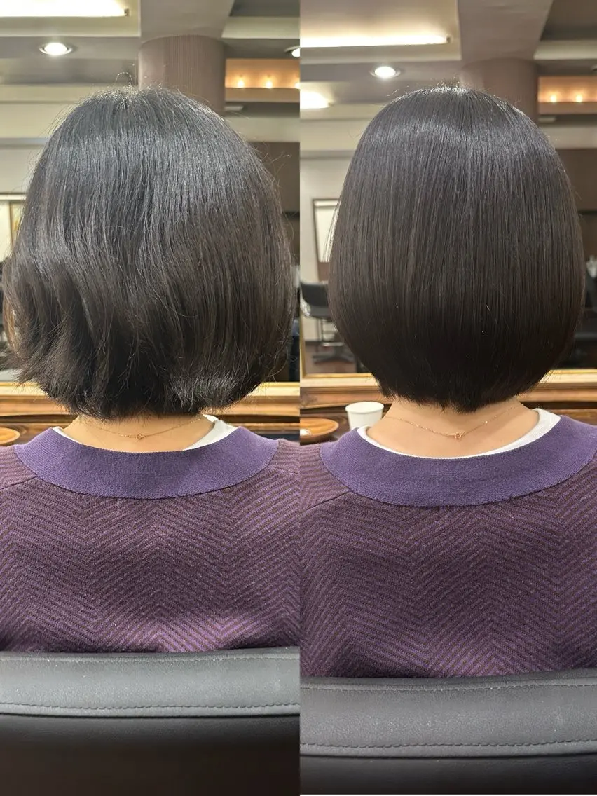 ミディアム 髪質改善 トリートメント 🌸栄/髪質改善専門 ayaka💇‍♀️のヘアスタイル